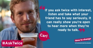 Breaking the silence: Three quarters of men won’t open up to friends about their mental health