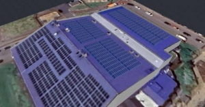 Solar panel installation under way at The Rainbow