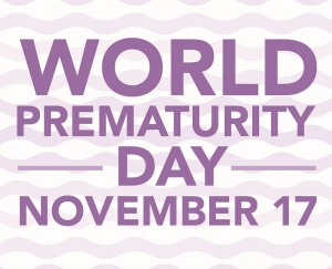 Fountain Flows Purple for World Prematurity Day