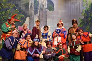 They’re Behind You – Panto Cast Take to the Stage for Launch