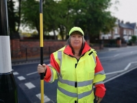 New Zebra Crossing Greets Andrea On Her Return to Work