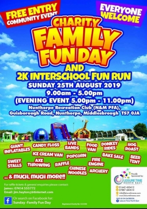 Nunthorpe Charity Family Fun Day and 2K Fun Run 2019