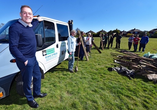 Earth Day Clean-up for Middlesbrough's Historic Arty