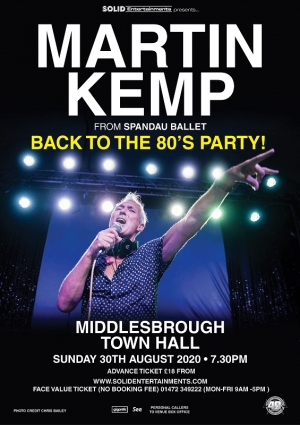 Martin Kemp's Back to the 80s Party at the Town Hall