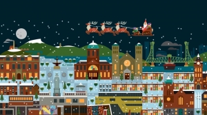 Sean’s Art Gives Christmas a Boro Twist