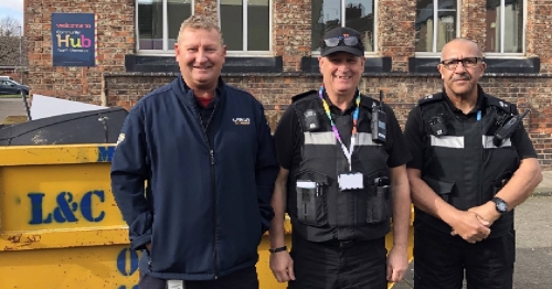 Blitz targets key town centre area