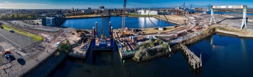 New Middlehaven Dock Bridge Enters Key Build Phase