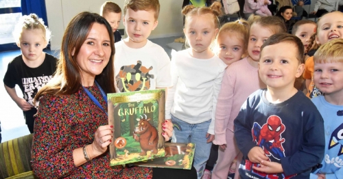 Gruffalo reading treat for young bookworms at Sunnyside Academy