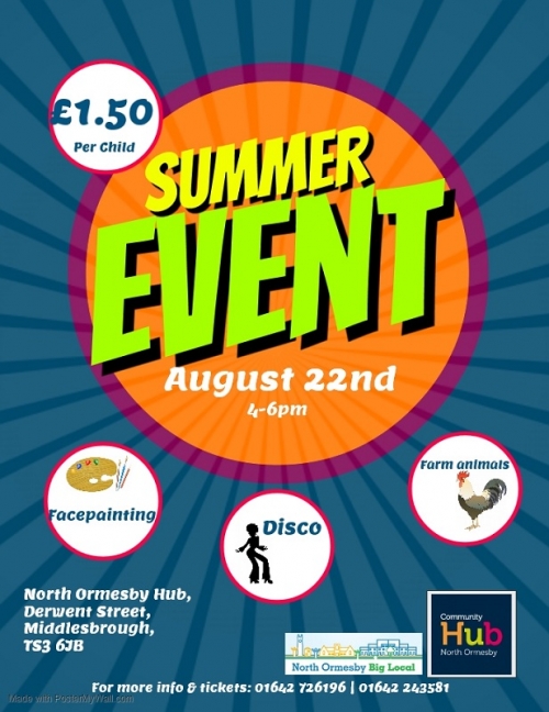 Family Summer Event at North Ormesby Hub
