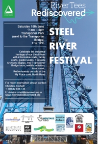 Steel River Festival - Saturday 15th June 2019 11am - 4pm