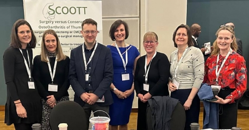 NHS researchers awarded £2million to undertake first-of-its-kind study into thumb base arthritis treatment